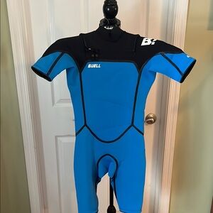 Blue and Black Rashguard for Swim